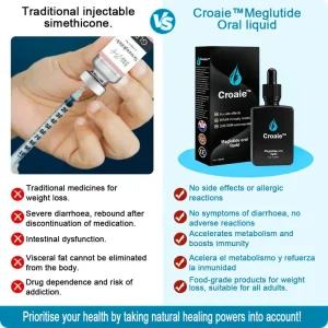Croaie™ Meglu Oral Fluid (Fat-burning product in food grade quality, developed by the Medical Faculty of Oxford University, highly recommended by the BMA.)