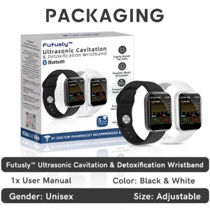 Futusly™ Ultrasonic Cavitation & Detoxification Wristband (Recommended by Plastic Surgeons)
