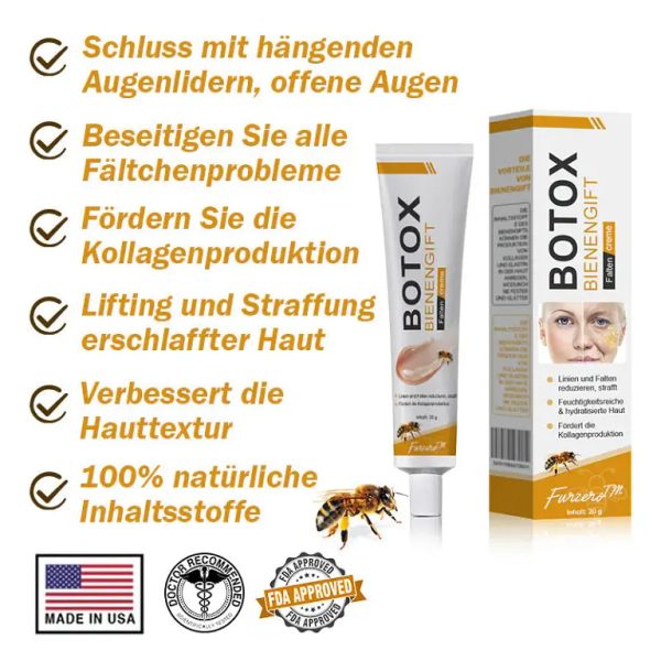 Furzero™ Botox Bienenvenom Faltenentfernungscreme