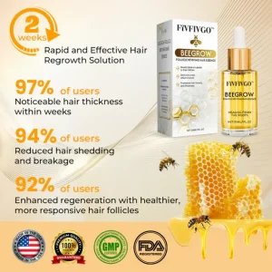 Fivfivgo™ BeeGrow Follicle Reviving Hair Essence 🌿 Endorsed by AHLA & USP