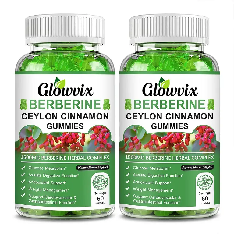Mega Sale GLOWVIX Berberine Supplement Capsules with Bitter Melon, Chromium, Zinc & Other Natural Herbs 8 GLOWVIX Berberine Supplement Capsules with Bitter Melon, Chromium, Zinc & Other Natural Herbs