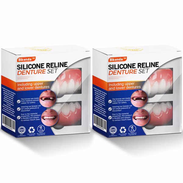 Bikenda™ Silicone Reline Denture Set (ADA Certified)