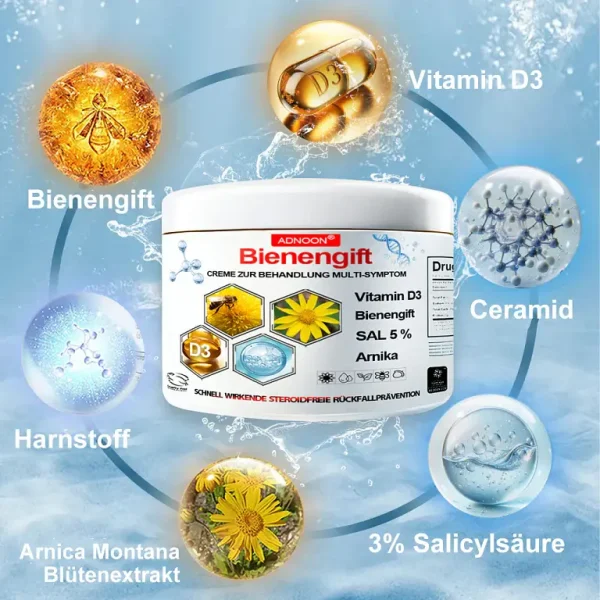 ADNOON®️ Bienengift Multisymptom Behandlungscreme