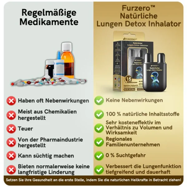 Furzero™ Natürlicher Lungen-Detox-Inhalator👨‍⚕️BfArM-certification