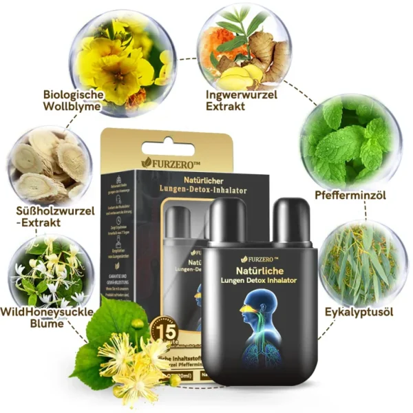 Furzero™ Natürlicher Lungen-Detox-Inhalator👨‍⚕️BfArM-certification