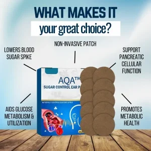Mega Sale AQA™ Sugar Control Ear Patch 7 AQA™ Sugar Control Ear Patch