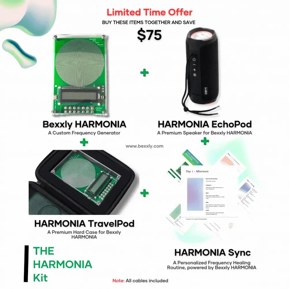 Bexxly HARMONIA - A Custom Healing Frequency Generator 5 Bexxly HARMONIA - A Custom Healing Frequency Generator