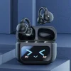 NESLEMY M100 Clip On Ear Headphones with Audio-visual future Touch Screen