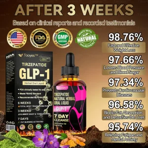 TOOYES TIRZEPATIDE GLP-1 Herbal Oral Liquid