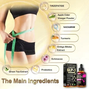 TOOYES TIRZEPATIDE GLP-1 Herbal Oral Liquid