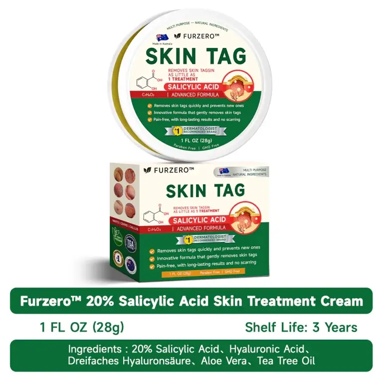 Furzero™ 20% Salicylic Acid Skin Treatment Cream Dermatologist-Approved Safe & Fast-Acting Formula Helps with Warts, Psoriasis, Eczema, and More 5 Furzero™ 20% Salicylic Acid Skin Treatment Cream ✔️ Dermatologist-Approved ✔️ Safe & Fast-Acting Formula✔️ Helps with Warts, Psoriasis, Eczema, and More
