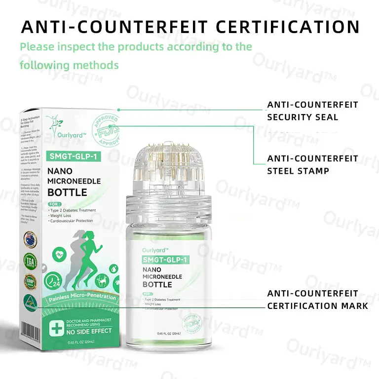 Ourlyard™ SMGT-GLP-1 Nano-Microneedle Bottle 2 Ourlyard™ SMGT-GLP-1 Nano-Microneedle Bottle