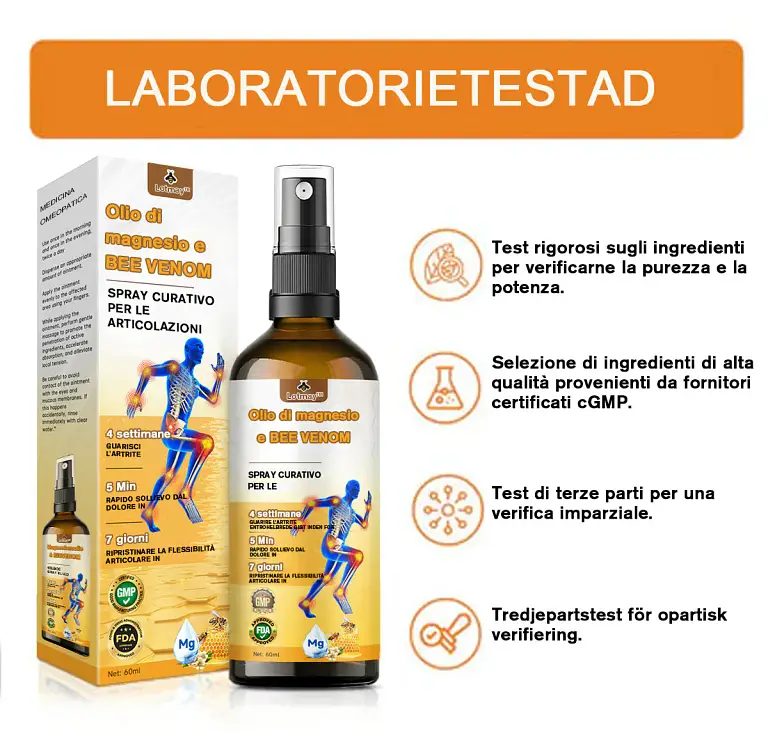 Lotmay™ Joint Therapy Spray (Magnesium Oil & Bee Venom) 13 Lotmay™ Joint Therapy Spray (Magnesium Oil & Bee Venom)