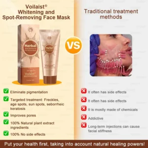 Voilaist® Whitening and Spot-Removing Face Mask Suitable for face and body – Natural ingredients permanently remove age spots, freckles, sun spots, and liver spots.