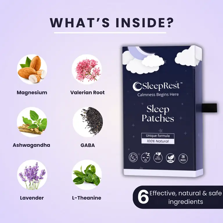 SleepRest™ Patches | The Most Natural Alternative to Sleeping Pills & Melatonin 5 SleepRest™ Patches | The Most Natural Alternative to Sleeping Pills & Melatonin