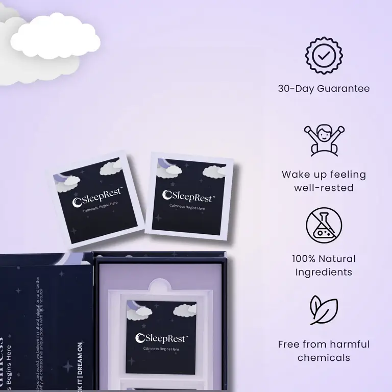 SleepRest™ Patches | The Most Natural Alternative to Sleeping Pills & Melatonin 3 SleepRest™ Patches | The Most Natural Alternative to Sleeping Pills & Melatonin
