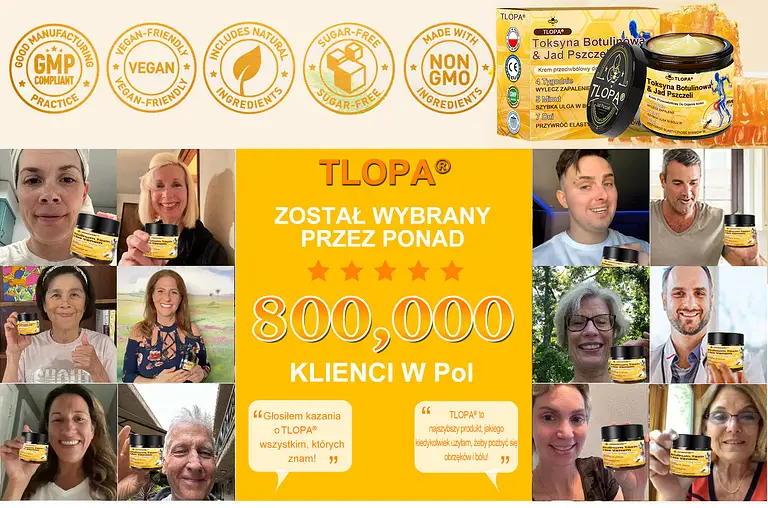 TLOPA® Botulinum Toxin and Bee Venom Pain Relief Balm and Bone Healing 2 TLOPA® Botulinum Toxin and Bee Venom Pain Relief Balm and Bone Healing