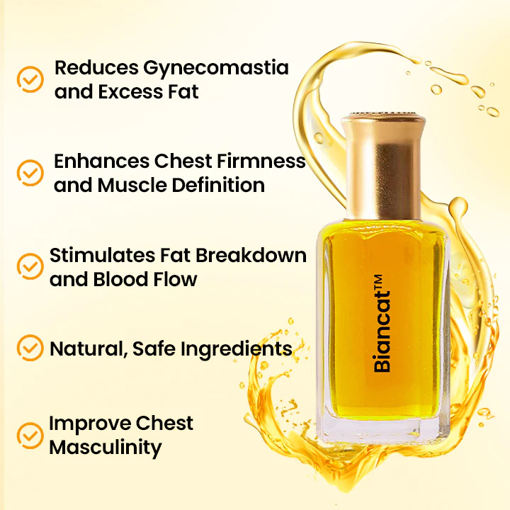 Biancat™ ThermoFirm Bee Venom Gynecomastia Oil 6 Biancat™ ThermoFirm Bee Venom Gynecomastia Oil
