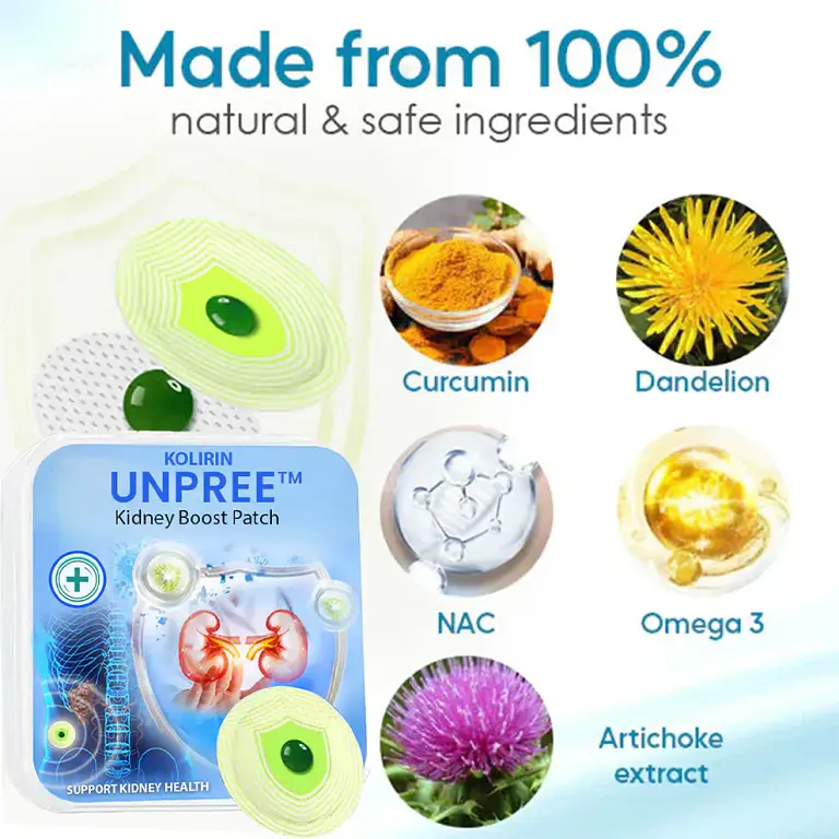 UNPREE™ KOLIRIN Herbal Kidney Boost Patch 5 UNPREE™ KOLIRIN Herbal Kidney Boost Patch