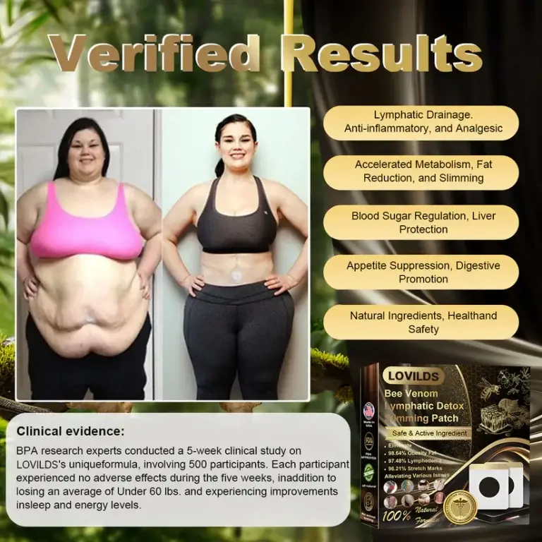 Lovilds Bee Venom Lymphatic Drainage Slimming Patch (Suitable for use by individuals of all ages) 10 Lovilds Bee Venom Lymphatic Drainage Slimming Patch (Suitable for use by individuals of all ages)