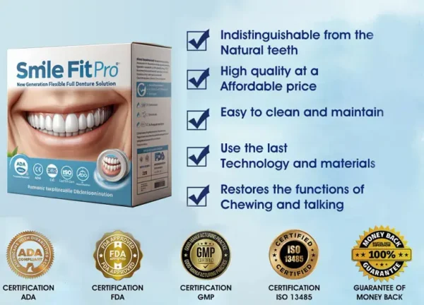 SmileFitPro New Generation Flexible Full Denture Solution