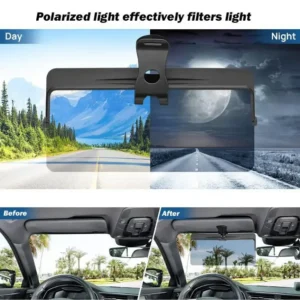 Polarized Car Visor ~ Block glare and drive comfortably in any weather 15 Polarized Car Visor ~ Block glare and drive comfortably in any weather