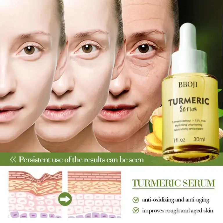 BBOJI™ Turmeric Milk Face Serum - Antioxidant Serum with Sodium Hyaluronate, Niacinamide, and Milk Extract - Anti-Aging & Skin Brightening with Curcuma Longa - 30 ml 5 BBOJI™ Turmeric Milk Face Serum - Antioxidant Serum with Sodium Hyaluronate, Niacinamide, and Milk Extract - Anti-Aging & Skin Brightening with Curcuma Longa - 30 ml