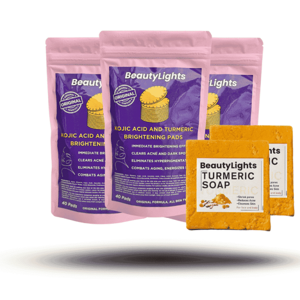 BeautyLights Original Turmeric & Kojic Acid Brightening Pads