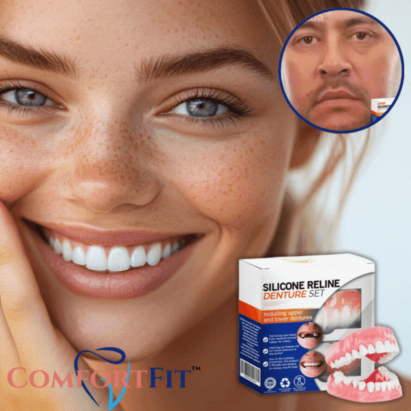 ComfortFit™ Dentures | Achieves a flawless smile, no discomfort 1 ComfortFit™ Dentures | Achieves a flawless smile, no discomfort