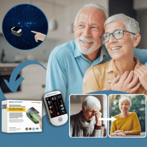 GlucoCheck™ | Monitor your blood sugar 24/7 – without needles, in just 5 seconds!