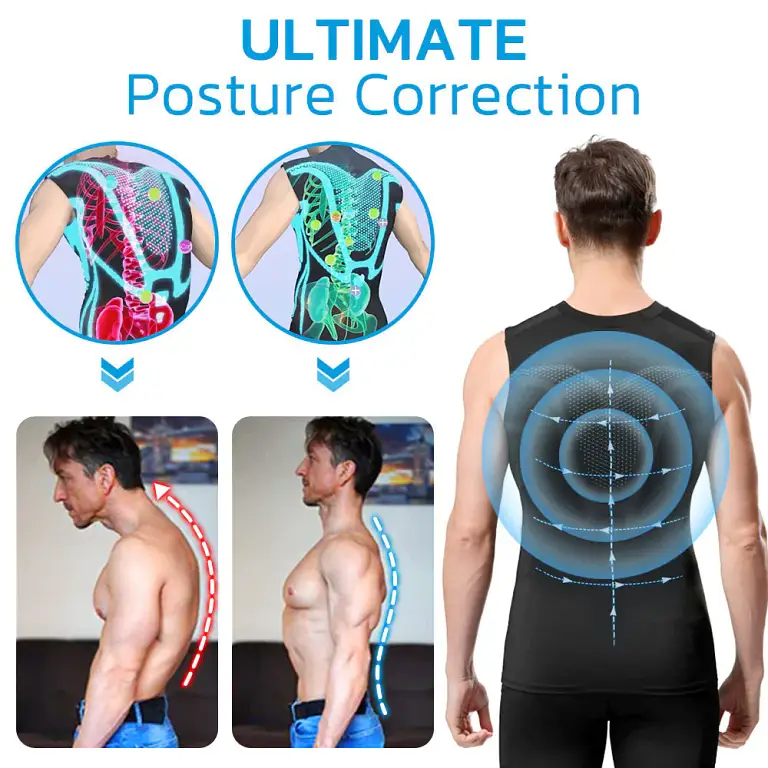 MaxMotion™ MENIONIC Tourmaline Posture Corrector Vest 9 MaxMotion™ MENIONIC Tourmaline Posture Corrector Vest