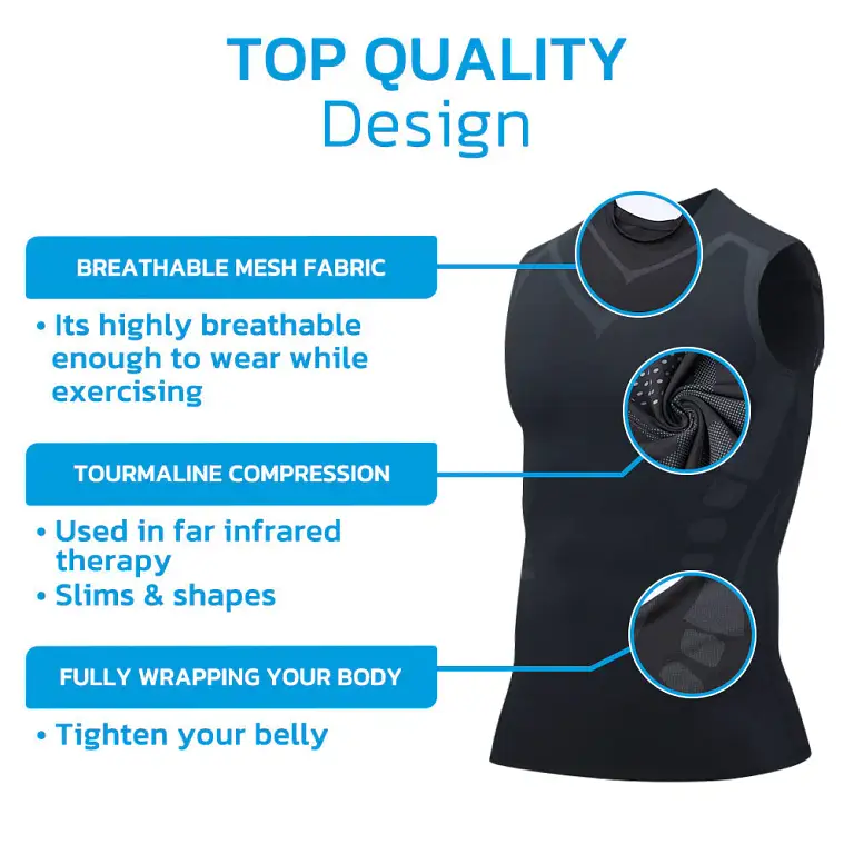 MaxMotion™ MENIONIC Tourmaline Posture Corrector Vest 6 MaxMotion™ MENIONIC Tourmaline Posture Corrector Vest