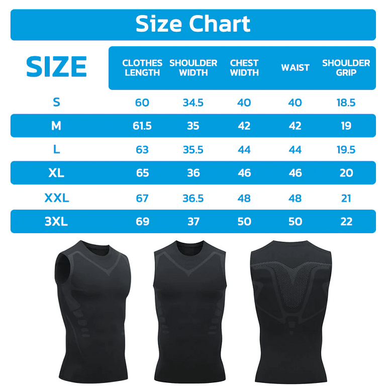 MaxMotion™ MENIONIC Tourmaline Posture Corrector Vest 4 MaxMotion™ MENIONIC Tourmaline Posture Corrector Vest