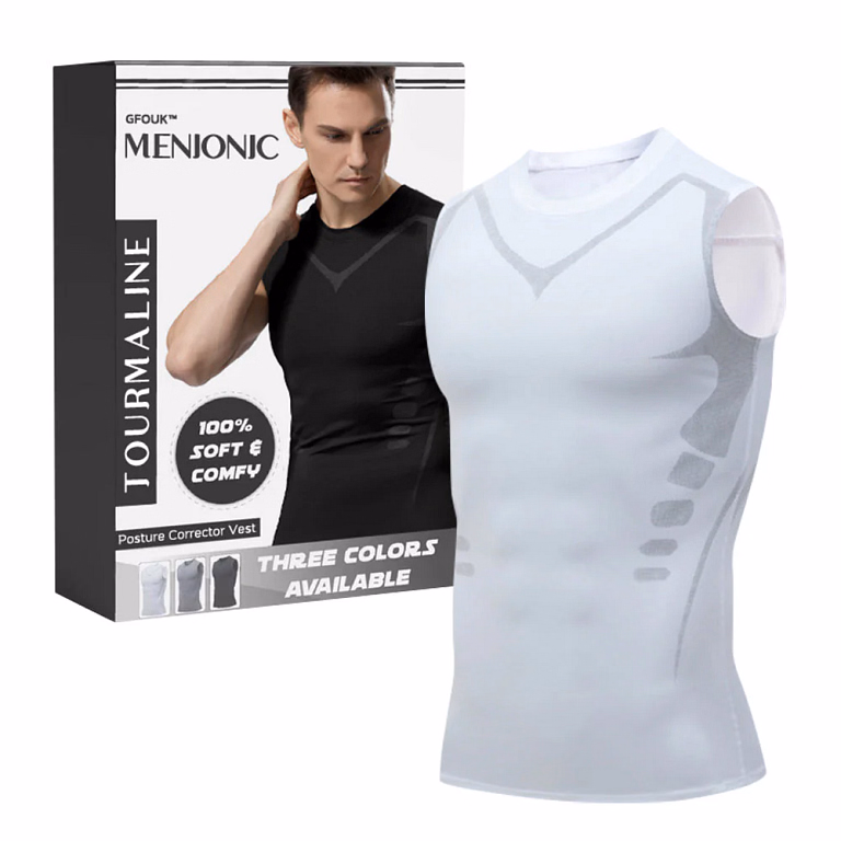 MaxMotion™ MENIONIC Tourmaline Posture Corrector Vest 2 MaxMotion™ MENIONIC Tourmaline Posture Corrector Vest