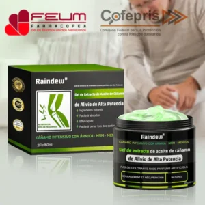 Raindew® High Potency Relief Hemp Oil Extract Gel
