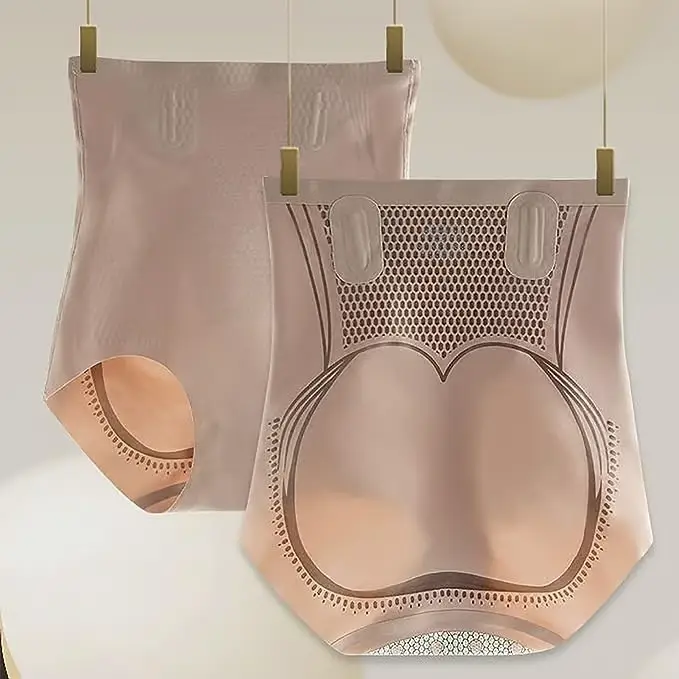Ice Silk Ion Fibre Repair Shaping Shorts, Tummy Control Underpants 5 Ice Silk Ion Fibre Repair Shaping Shorts, Tummy Control Underpants
