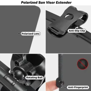 Polarized Car Visor ~ Block glare and drive comfortably in any weather 21 Polarized Car Visor ~ Block glare and drive comfortably in any weather