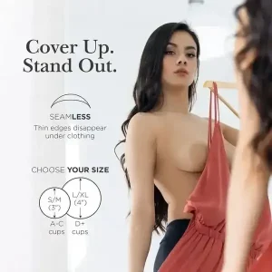 Go Braless! Seamless Nipple Cover (Latex-free and 100% Medical Silicone)
