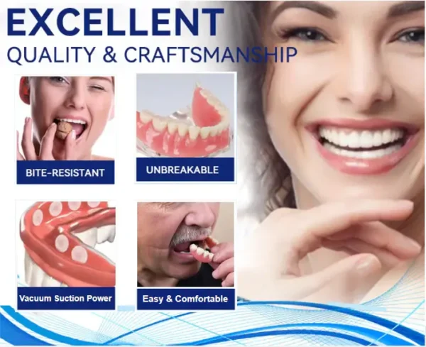 SmileFitPro New Generation Flexible Full Denture Solution