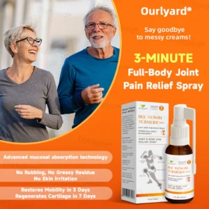 Ourlyard® Fast-Acting Bee Venom and Turmeric Joint & Bone Pain Healing Spray