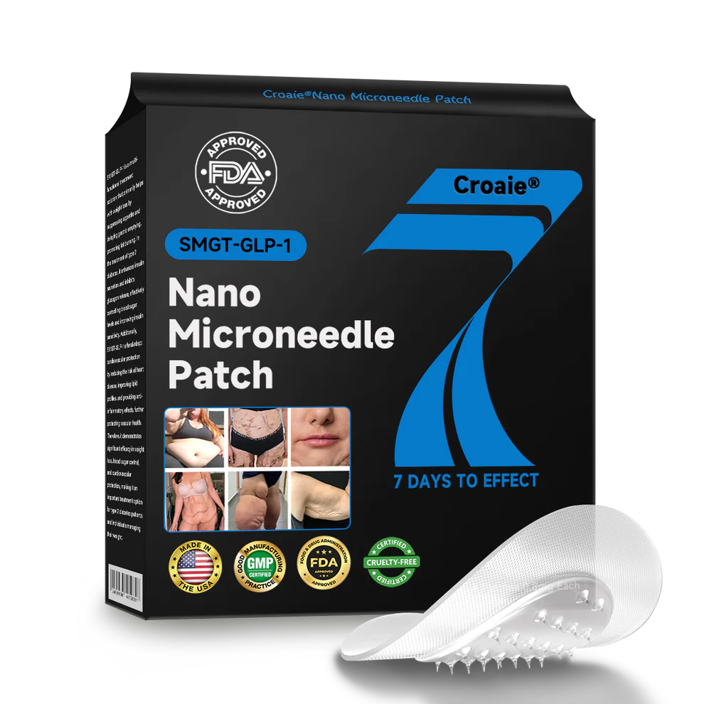 CROAIE Nano Microneedle Patch with SMGT-GLP-1 & Matrixyl 3000 – Slimming 10 CROAIE Nano Microneedle Patch with SMGT-GLP-1 & Matrixyl 3000 – Slimming